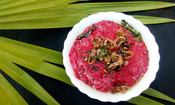 How to make Beetroot Pachadi - Onam beetroot pachadi kichadi