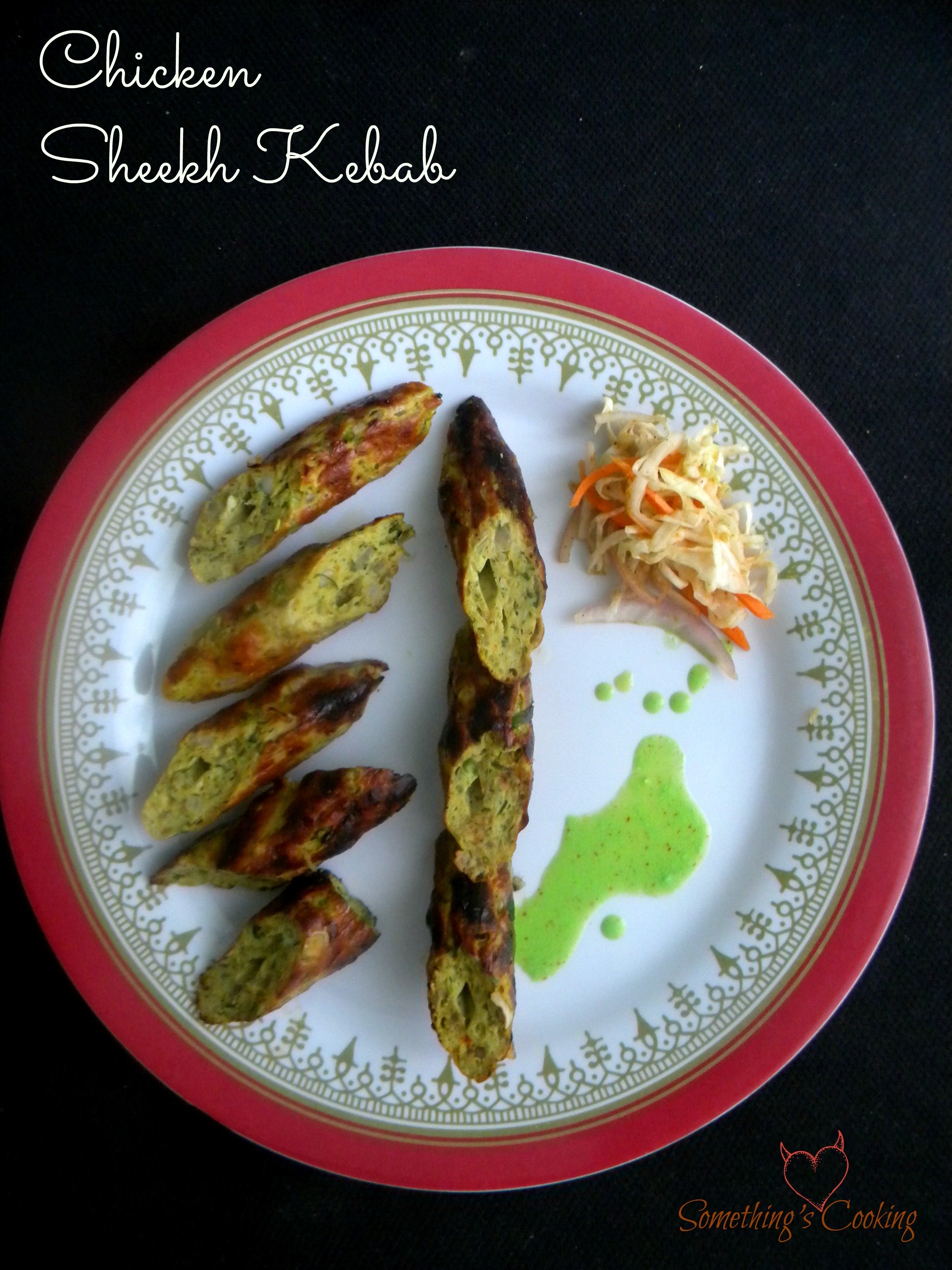 Chicken Sheekh Kebab #AtoZChallenge