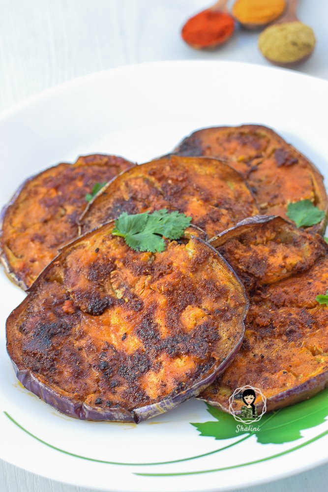 South Indian Style Eggplant Fry