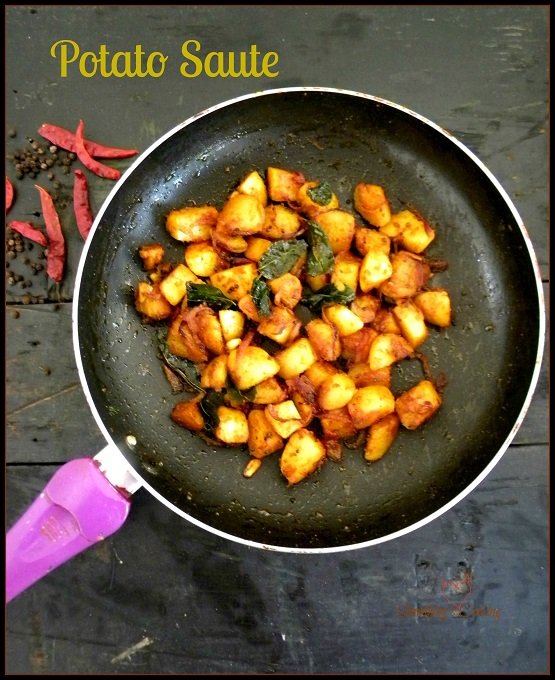 Potato Saute- Recipe- Indian-Spices