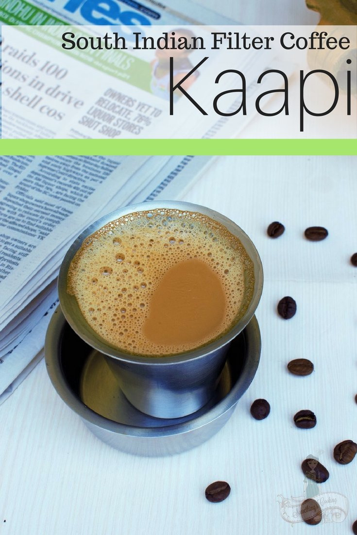 Recipe to make filter kaapi : How to make South Indian filter coffee