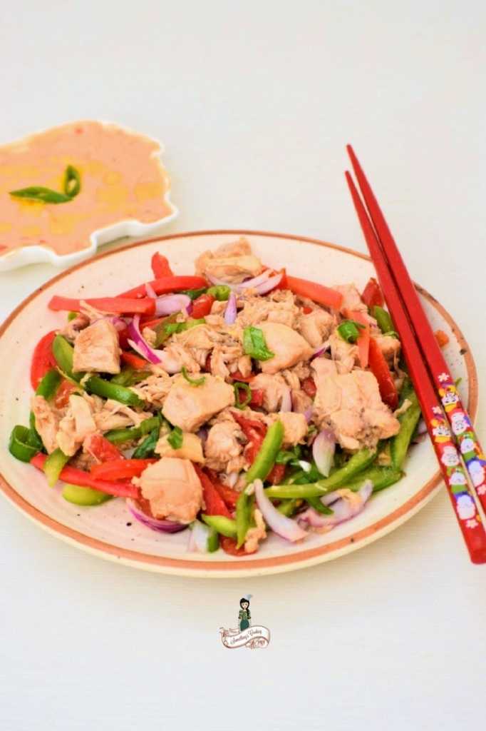 Oriental Chicken Salad somethingiscooking.com