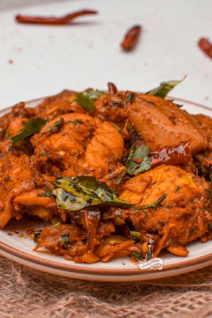 Chicken Peralan Kerala Style Dry Roasted Chicken