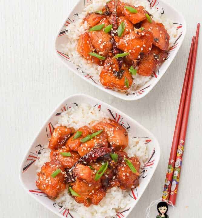How to make honey sesame chicken with a sticky sauce