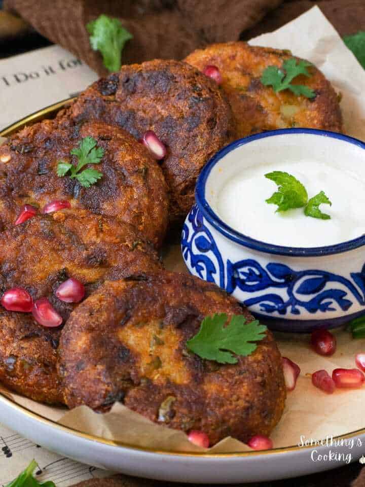 aloo tikki in air fryer and stovetop recipe