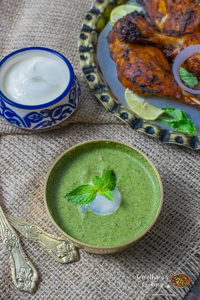 Mint Chutney (2 Ways) | Pudina Dahi Chutney for Tandoori and Tikka