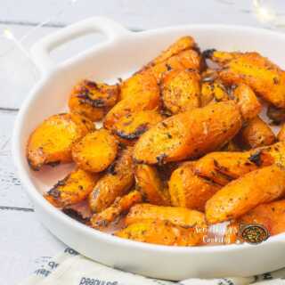 Air Fryer Honey Roasted Carrots recipe