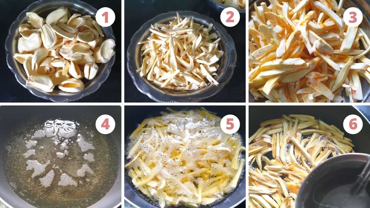 Jackfruit Chips Chakka Chips Chakka Upperi Recipe