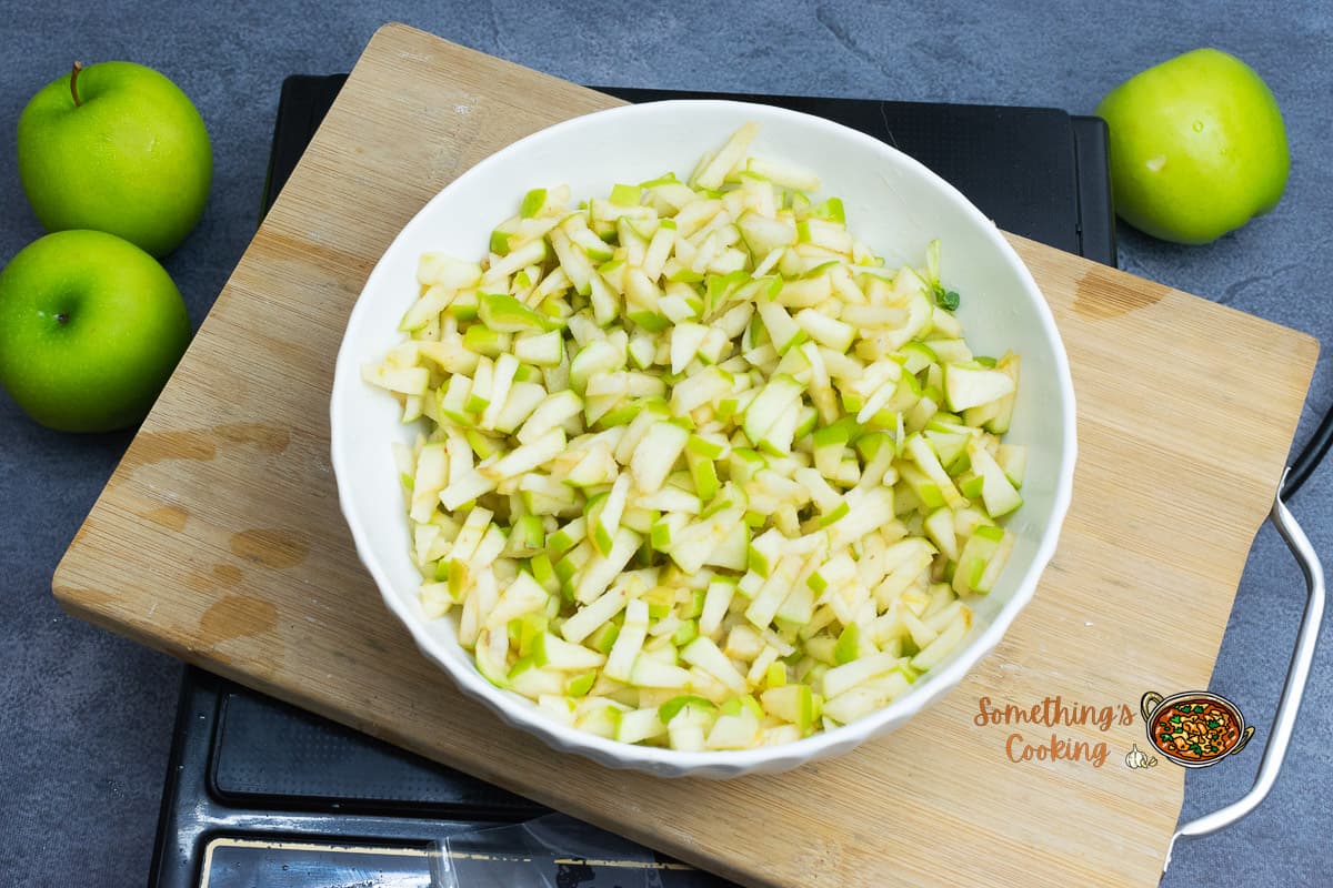 Green Apple Pickle Kerala Style Apple Achar